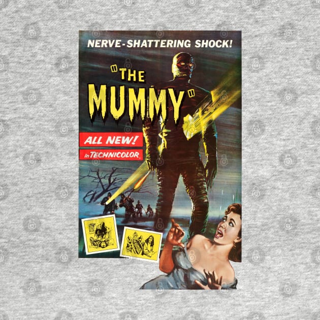 The Mummy 1959 Movie Poster by MovieFunTime